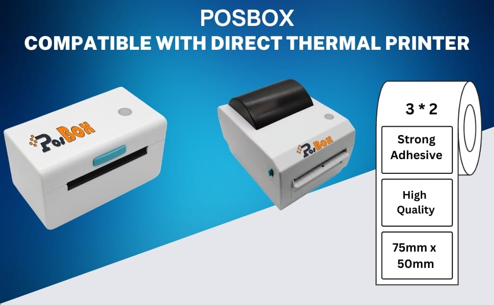 Description Thermal labels 3 inch x 2 Inch (1000 labels) Set of 5