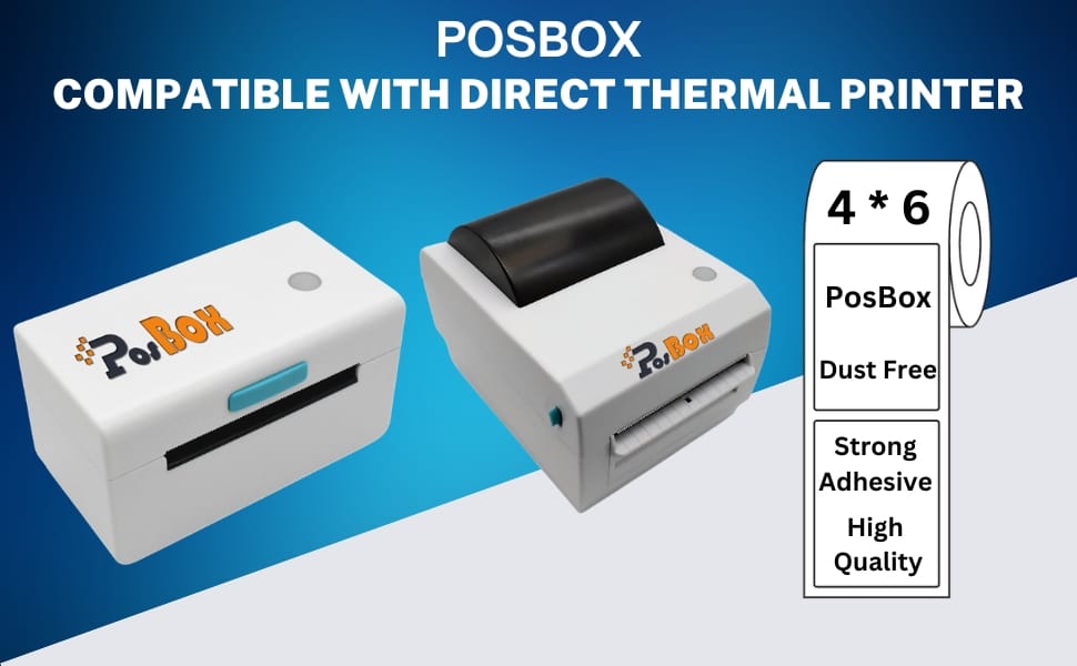 Description Thermal labels 4 inch x 6 Inch (400 labels) Set of 1