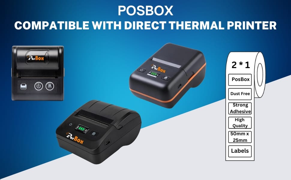 Description Thermal labels 2 inch x 1 Inch (250 labels) Set of 10