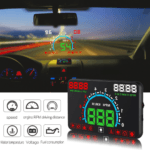 E350 5.8″ Car HUD Head Up Display Speedometers Gauge Dashboard Projector Overspeed Fuel Warning Fault Code Detect/Clean Via OBD2