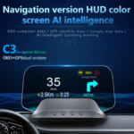 C3 HUD Car Navigation OBD2 GPS Dual system head up display