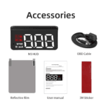 M3 Auto OBD2 Head Up Display Car Electronics HUD Projector Display Digital Car Speedometer