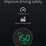 2.6in HD Car Head Up Display G1 HUD Smart Digital GPS Speedometer Plug And Play