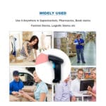 1D Barcode USB Scanner Handheld Wired (Gun Type) with Fast Scanning CCD Technology