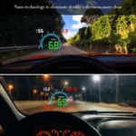 E350 5.8″ Car HUD Head Up Display Speedometers Gauge Dashboard Projector Overspeed Fuel Warning Fault Code Detect/Clean Via OBD2