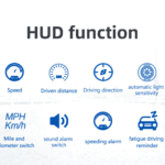 2.6in HD Car Head Up Display G1 HUD Smart Digital GPS Speedometer Plug And Play
