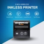 2 inch USB + Bluetooth Portable Receipt Printer with 2600mah Battery