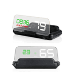 5″ Multi-Color Screen Car hud Head up Display OBD2 Speed Warning with Reflective Mirror