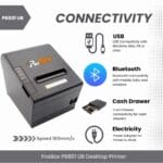 3 inch POS Desktop Thermal Printer with Auto Cutter, Speed: 160mm / Sec, USB + Bluetooth Interface