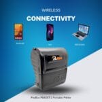 3 Inches Direct Thermal Wireless Printer USB + Bluetooth + 2600mah Rechargable Battery