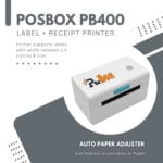 4 Inch Direct Thermal Barcode Label Printer with Auto Calibration USB + Bluetooth