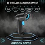 1D/2D/QR Code Plug and Play 2.4GHz Wirelss Barcode Scanner for Fast & High Speed Scanning