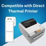 Thermal labels 4 inch x 6 Inch (400 labels) Set of 5