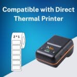 Thermal labels 2 inch x 1 Inch (500 labels) Set of 5"
