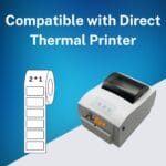 Thermal labels 2 inch x 1 Inch (1000 labels) Set of 3