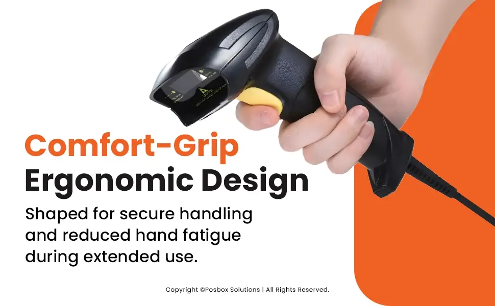 1D Barcode USB Scanner Handheld Wired 