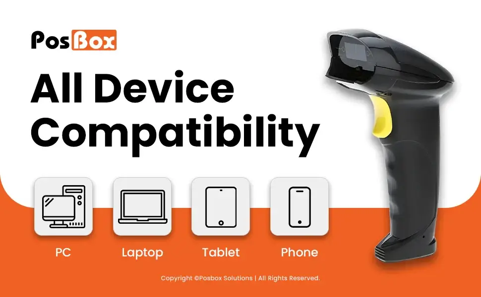 1D/2D/QR Code Barcode Scanner