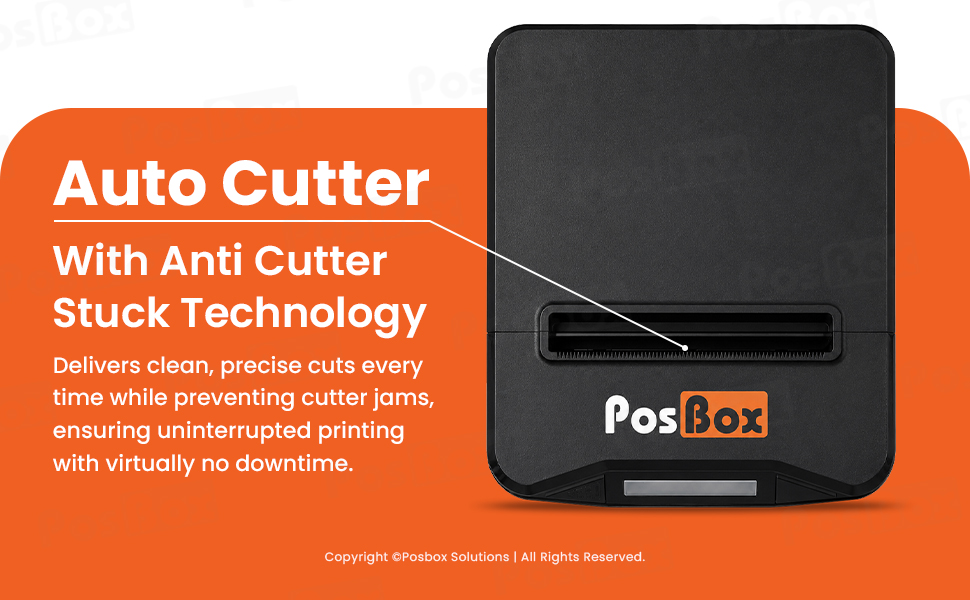 3 inch POS Desktop Thermal Printer with Auto Cutter